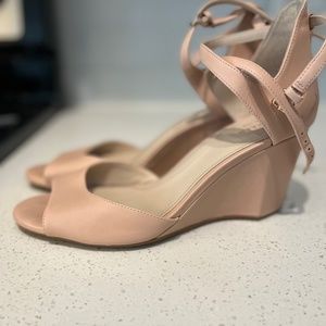 Like New Cole Haan Grand 360 wedge heel light pink